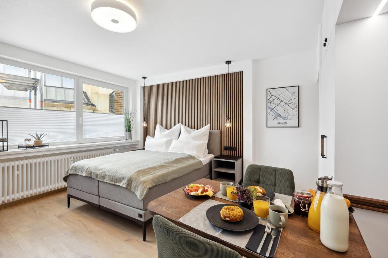 Modernes Studio Am Bremer Dom Mit Balkon Экстерьер фото